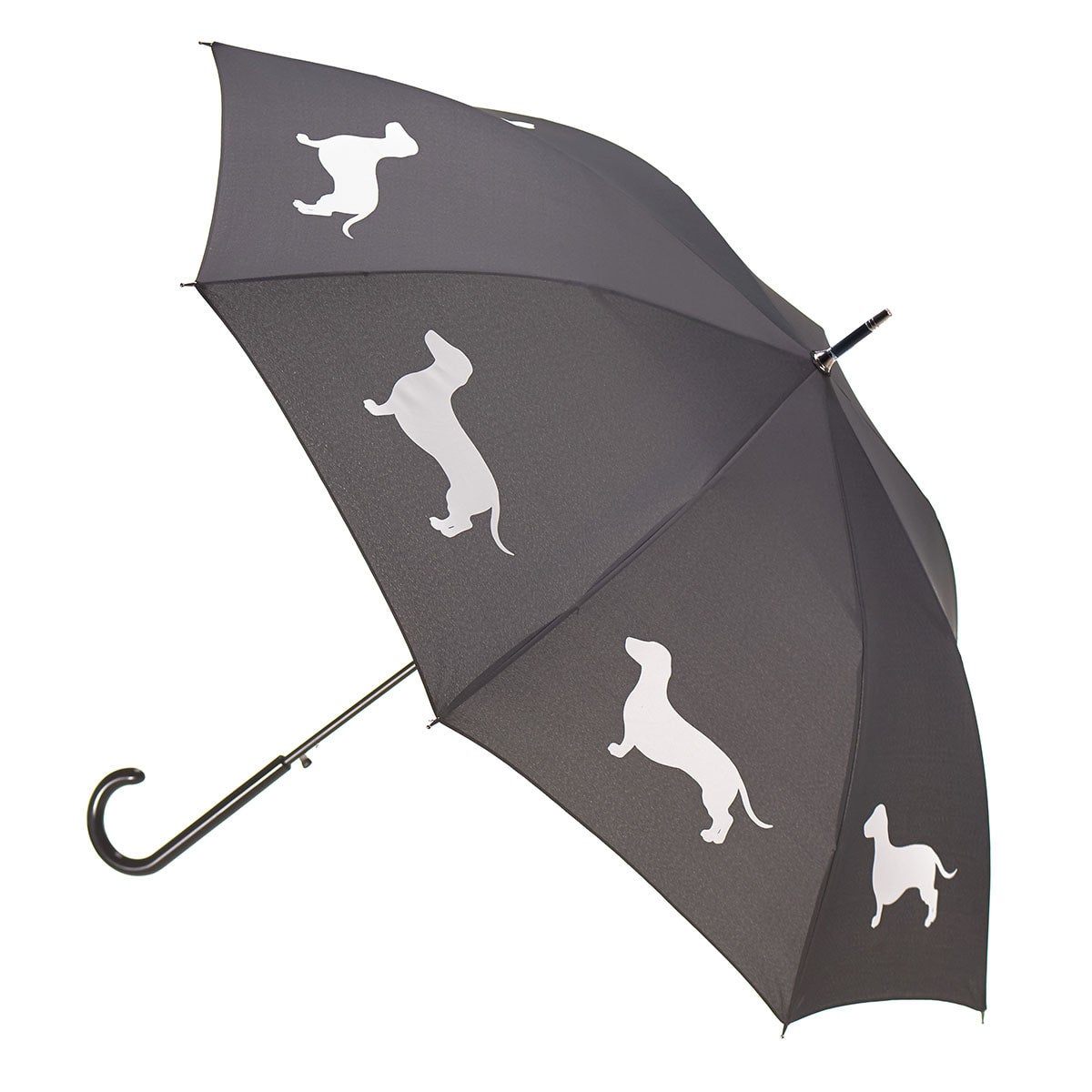 Dachshund Umbrella White on Black Peyton s Place Dog Boutique